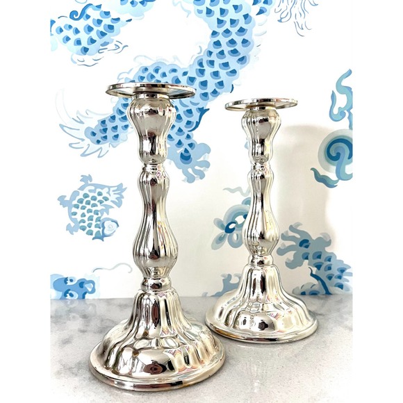 Vintage Silverplate Candlesticks. WMF-IKORA. Great Condition. Made in Germany - Picture 1 of 7